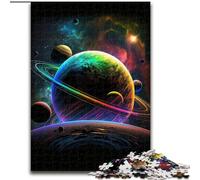 Puzzle 1000 pièces Corgi Astronaute en Carton, Taille 26x38cm, Jeu de décoration à Faire soi-même, Jouet interactif Familial