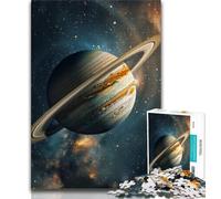 Puzzle 1000 pièces Cosmic Dream Planet Puzzle 1000 pièces, Anti-Stress Staycation Kill Time Interaction Parent-Enfant (Taille 38x26cm)