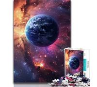 Puzzle 1000 pièces Cosmic Dream Planet Puzzle 1000 pièces, Anti-Stress Staycation Kill Time Interaction Parent-Enfant (Taille 38x26cm)