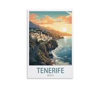 Puzzle 1000 pièces, Côte de Tenerife, Espagne. Puzzle 1000 pièces pour Adolescents et Enfants. Jeu de réflexion et de Divertissement. 70 x 50 cm.