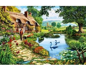 Puzzle 1000 pièces - Cottage by The Lake