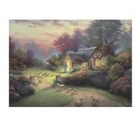 Schmidt-Spiele Puzzle Thomas Kinkade - Spirit (Cottage du Bon Pasteur) - 1000 pièces