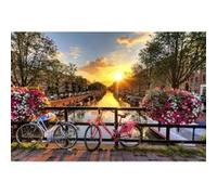 Puzzle 1000 pièces : Coucher de soleil à Amsterdam Mr Broccoli G