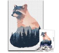 Puzzle 1000 pièces Coucher de Soleil à Raccoon Mountain pour Adolescents:Jeu éducatif pour développer Ses compétences, pour Les Occasions spéciales Dimensions:38x52 cm