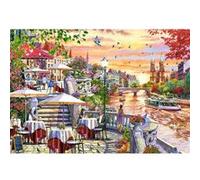 Puzzle 1000 pièces - Castorland - Coucher de soleil romantique sur la ville - Paysage et nature - Blanc - 12 ans