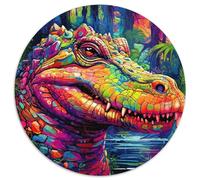 Puzzle 1000 pièces Crocodiles du Nil colorés pour Adultes, soirée de Jeux en Famille, décoration à Faire soi-même (67,5x67,5cm)
