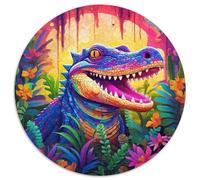 Puzzle 1000 pièces Crocodiles du Nil, idéal pour Les Amoureux, idéal pour Noël, Le Nouvel an ou la Saint-Valentin (67,5 x 67,5 cm)