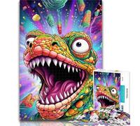 Puzzle 1000 pièces Crocodiles du Nil pour Adolescents, décoration Murale, Cadeaux Uniques pour Anniversaire et Noël, Convient aux Enfants de 14 Ans et Plus 26x38cm