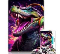 Puzzle 1000 pièces Crocodiles du Nil pour Adultes et Adolescents, Jouets éducatifs et éducatifs, Jeux en Famille, Cadeau d'anniversaire, Cadeaux (38x26cm)