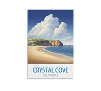 Puzzle 1000 pièces, Crystal Cove Californie, 38 x 52 cm, Un Cadeau Relaxant et Stimulant pour Adultes, Adolescents et Seniors.