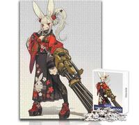 Puzzle 1000 pièces Cyber Bunny Geisha pour Adolescents:Un Jeu ludique et éducatif, idéal comme Cadeau de Noël ou d'anniversaire Dimensions:50x75cm