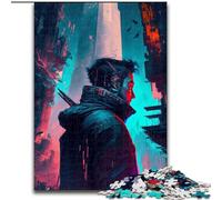 Puzzle 1000 pièces Cyborg en Bois, idée Cadeau déco Originale 50x75cm pour Adolescents et familles, idéal pour Un Bricolage et Un défi cérébral