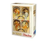 Puzzle 1000 pièces D-Toys Arts Alphonse Mucha
