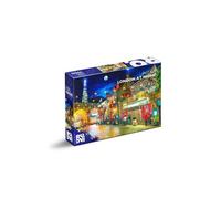 Puzzle 1000 pièces D-Toys London at Night photoréaliste paysage Accents rouge et vert