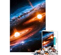 Puzzle 1000 pièces Danse Cosmique des étoiles activités ludiques à la Maison décoration Jeu éducatif Convient aux Personnes de 14 Ans et Plus (38 x 26 cm)