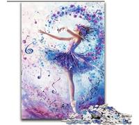 Puzzle 1000 pièces Danseuse de Ballet, à partir de 14 Ans, décoration d'intérieur, à Offrir en Cadeau à Toute la Famille (Taille 50x75cm)