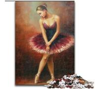Puzzle 1000 pièces, Danseuse de Ballet, idéal pour Les Adolescents, pour créer des Liens familiaux, pour stimuler l'esprit et pour décorer sa Maison (Taille 50x75cm)