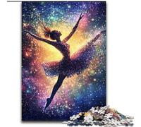 Puzzle 1000 pièces Danseuse de Ballet pour Adultes et Adolescents, Jouets éducatifs et éducatifs, Jeux familiaux avec Affiche et fiche de Questions-réponses (Taille 26x38cm)