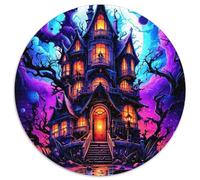 Puzzle 1000 pièces Dark Castle Impossible pour Adultes, Adolescents et Famille, Cadeau de Noël idéal (67,5 x 67,5 cm)