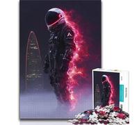 Puzzle 1000 pièces d'astronaute Fantastique pour Adolescents, pour soulager Le Stress et renforcer l'amour Entre Couples 38x26cm