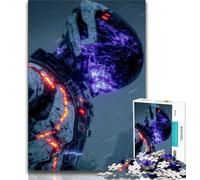 Puzzle 1000 pièces d'astronaute Fantastique pour Adultes, Jeu Familial Anti-Stress, défi Difficile, Cadeaux du Père Noël Secret 50x75cm