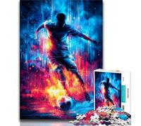 Puzzle 1000 pièces de footballeurs pour Adultes et Adolescents, Jouets éducatifs et éducatifs, Jeux familiaux, Anniversaires et Cadeaux Uniques (38x26cm)