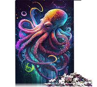 Puzzle 1000 Pièces de la Pieuvre Intelligente pour Adultes en Bois - Décoration d'Intérieur (50x75cm)