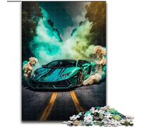 Puzzle 1000 pièces de Voitures de Sport Cool pour Jeu interactif Familial de 1000 pièces, Cadeau Casse-tête, Jouet éducatif Taille 38x26cm