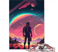 Puzzle 1000 pièces Découverte de Nouveaux Mondes Puzzles Amusants en Bois pour Adultes et Adolescents à partir de 12 Ans Anti-Stress Staycation Kill Time 1000 pièces (50 x 75 cm)