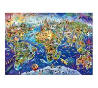 Puzzle 1000 pièces : Découvre notre monde