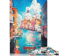 Puzzle 1000 pièces « Découvrez Venise » pour Adultes, Jouets éducatifs, Jeux en Famille, Cadeaux d'anniversaire (75 x 50 cm)