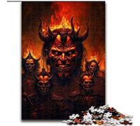 Puzzle 1000 pièces Démons de l'enfer pour Adultes et Adolescents, Jeux éducatifs, décoration d'intérieur, idéal pour la décoration de Bureau (50x75cm)
