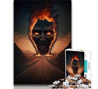 Puzzle 1000 pièces Démons de l'enfer Puzzles Adultes 1000 pièces Jouets éducatifs Jeux Anti-Stress Liste de souhaits avec Père Noël (26x38cm)