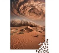 Puzzle 1000 Pièces, Desert Sandstorm, Cadeau De Noël, 52x38cm/1000pcs