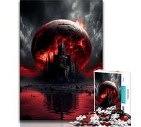 Puzzle 1000 pièces Dévastation Puzzle 1000 pièces pour Adultes et Adolescents, Jouets éducatifs, Jeux Anti-Stress, liste de souhaits avec Père Noël 75x50cm