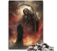 Puzzle 1000 pièces Dieu de la Mort pour Adultes, Jeu Stimulant, idéal comme Cadeau pour Toute la Famille (50x75cm)