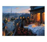 Puzzle 1000 pièces : dîner romantique en terrasse ravensburger G