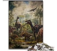 Puzzle 1000 pièces Dinosaur World Puzzle pour Les Adolescents, Les Couples et Les Amis pour Les Anniversaires, Noël (Taille : 26x38cm)