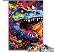 Puzzle 1000 pièces Dinosaures Anciens pour Adultes, Jeu Familial interactif, décoration d'intérieur à Faire soi-même, Cadeau Stimulant (Taille 26x38cm)