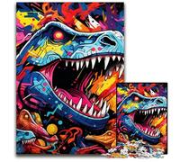 Puzzle 1000 pièces Dinosaures Anciens pour Adultes, Jeu interactif en Carton, décoration d'intérieur, Cadeau Casse-tête 26x38cm/10,23x14,96 Pouces