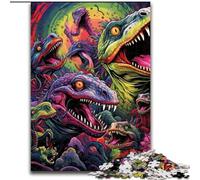 Puzzle 1000 pièces Dinosaures Anciens, Puzzle 1000 pièces pour Adultes et Adolescents, Jeu interactif Familial, Cadeau de défi (Taille 50x75cm)