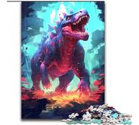 Puzzle 1000 pièces Dinosaures de l'ère Jurassique pour Adultes. Un Casse-tête Stimulant pour Les Adolescents, Amusant en Famille, Cadeau de décoration d'intérieur à Faire soi-même (Taille 50x75cm).