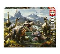 Puzzle 1000 pièces : Dinosaures Féroces