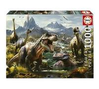 Puzzle 1000 pièces : Dinosaures Féroces Educa G