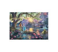 Puzzle 1000 pièces Disney : Thomas Kinkade : La princesse et la grenouille