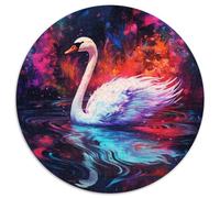 Puzzle 1000 pièces Domini Je Viens de Jeter Un Cygne dans Mon étang Couleurs néon cinématographiques Dig fcee-14b-f-ca-affb Puzzle en Carton Cadeau de Vacances Parfait pour Noël,Halloween,Pâques