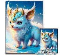 Puzzle 1000 pièces Dragon Baby en Bois, idéal pour Les Adolescents et la décoration intérieure 50x75cm/19,68x29,52 Pouces