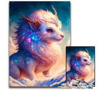 Puzzle 1000 pièces Dragon Baby, Puzzle Difficile pour Adultes, Jeu Familial créatif et décoration d'intérieur, Cadeau de Noël idéal pour Les Adolescents 26x38cm/10,23x14,96 Pouces