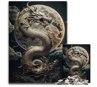 Puzzle 1000 pièces Dragon Brave, Casse-tête Stimulant, Jeu pour Adultes, activité familiale Interactive 50x75cm/19,68x29,52 Pouces