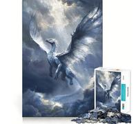 Puzzle 1000 pièces Dragon céleste aux Bords impeccables Jeu de réflexion Amusant et Relaxant Cadeau d'anniversaire Artistique (38x52cm)